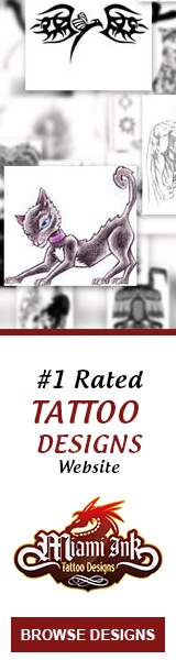 Affiliate Banner for Miami Ink Tattoo Designs